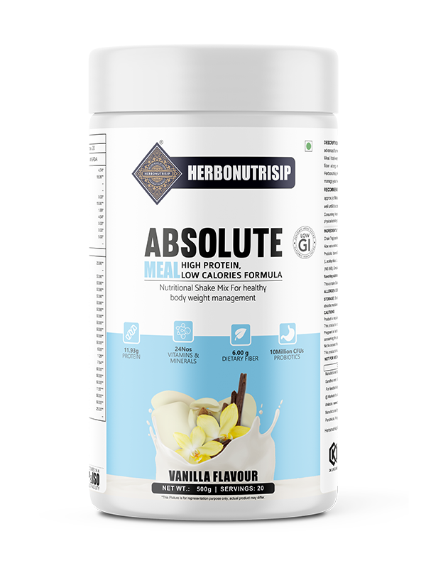 ABSOLUTE MEAL SHAKE (VANILLA FLAVOUR) 500G